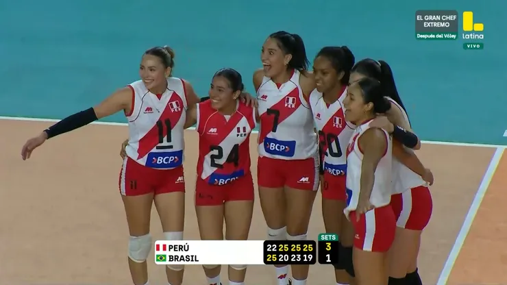 Perú 3-1 Brasil por la Copa América de Vóley 2025