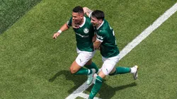 Palmeiras, a puro festejo.