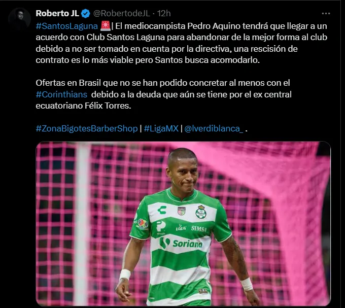 Fuente: @RobertodeJL