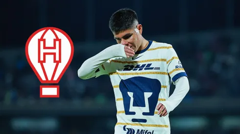 Piero Quispe con camiseta de Pumas.