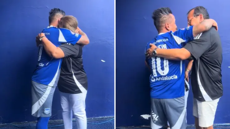Christian Cueva fue sorprendido por sus padres en Ecuador.