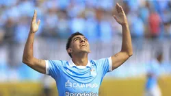 Misael Sosa con camiseta de Sporting Cristal.