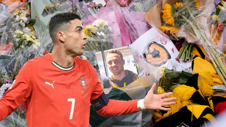 Cristiano Ronaldo y el funeral de Diogo Jota.