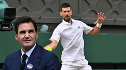 Novak Djokovic y Roger Federer.