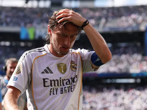 VIDEO: La triste reacción de Modric tras ser goleado 4-0 por PSG en su último partido con Real Madrid