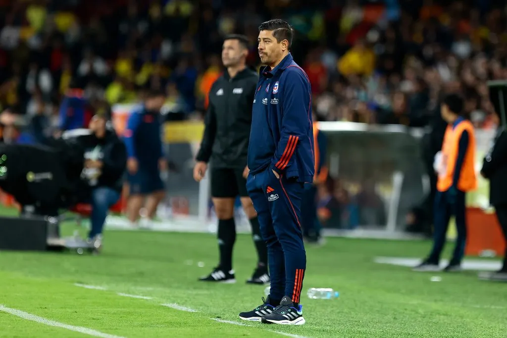 Nicolás Córdova en la Selección Chilena. (Photo by Franklin Jacome/Getty Images)