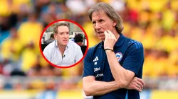 Eddie Fleischman y Ricardo Gareca.