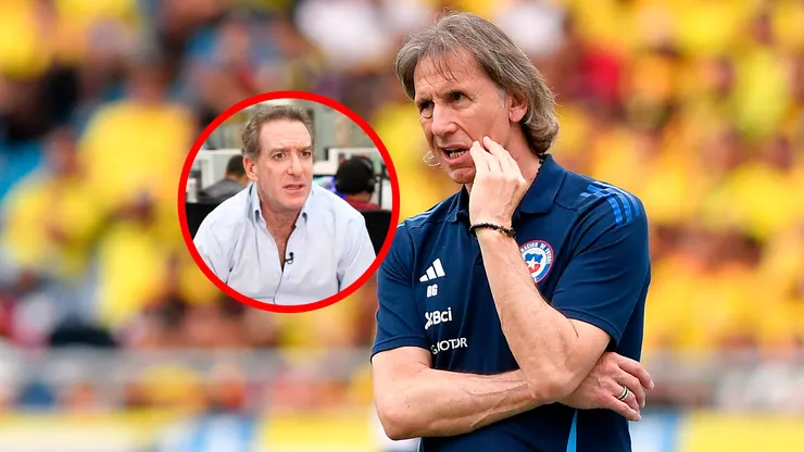 Eddie Fleischman y Ricardo Gareca.