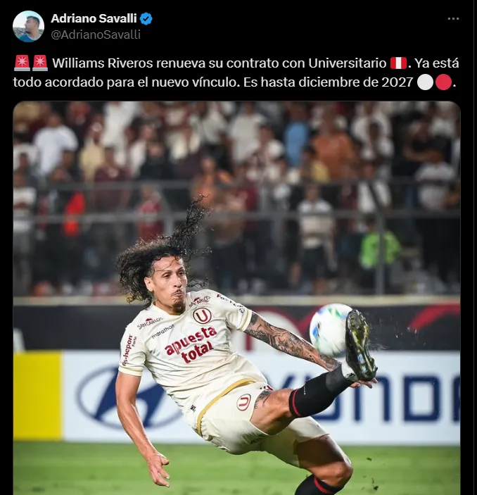 Fuente: @AdrianoSavalli