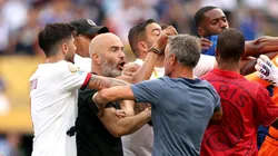 Luis Enrique perdió la calma tras ser goleado.