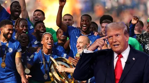 Chelsea y Donald Trump.