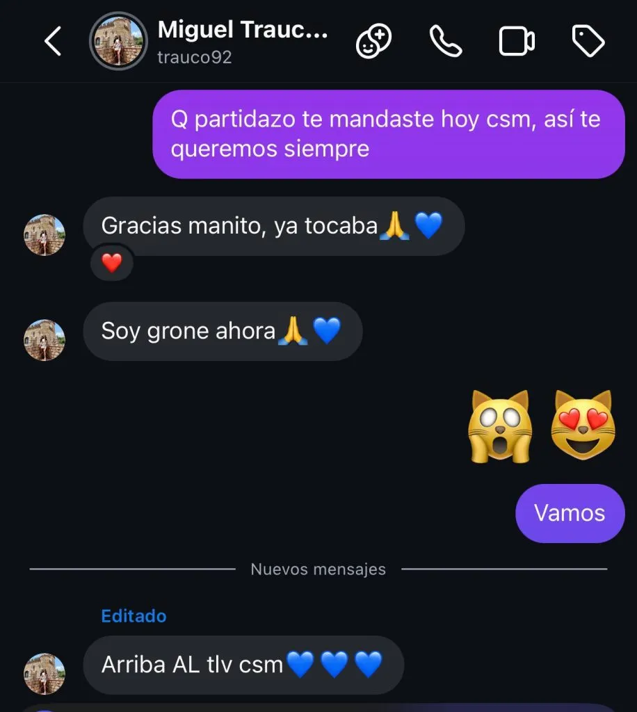 Miguel Trauco hincha de Alianza Lima. (Foto: X).