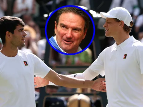 Jimmy Connors atentó contra Carlos Alcaraz por gesto ante Jannik Sinner en Wimbledon