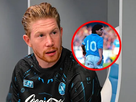 De Bruyne no usará el 10 de Maradona