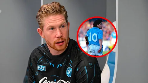 Kevin de Bruyne en Napoli.