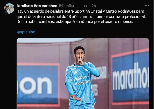 Fuente: @Denilson_Jarde