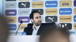 Joel Raffo en conferencia de prensa de Sporting Cristal.