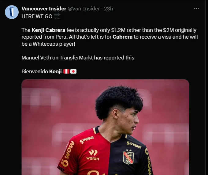 Fuente: @Van_Insider