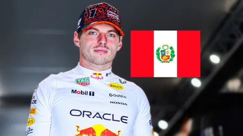 Max Verstappen y la bandera de Perú