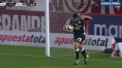 Aldo Corzo, tras el gol para el empate ante Comerciantes Unidos.