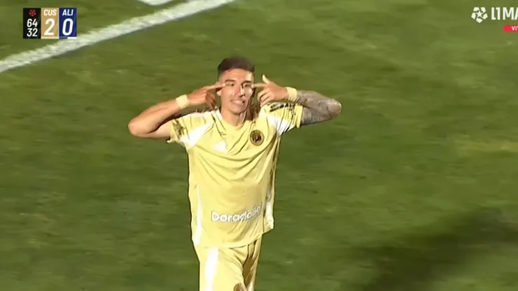 Facundo Callejo anotó un golazo ante Alianza Lima.