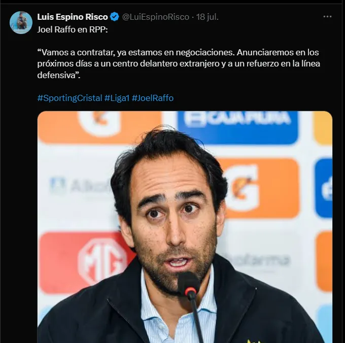 Fuente: @LuiEspinoRisco