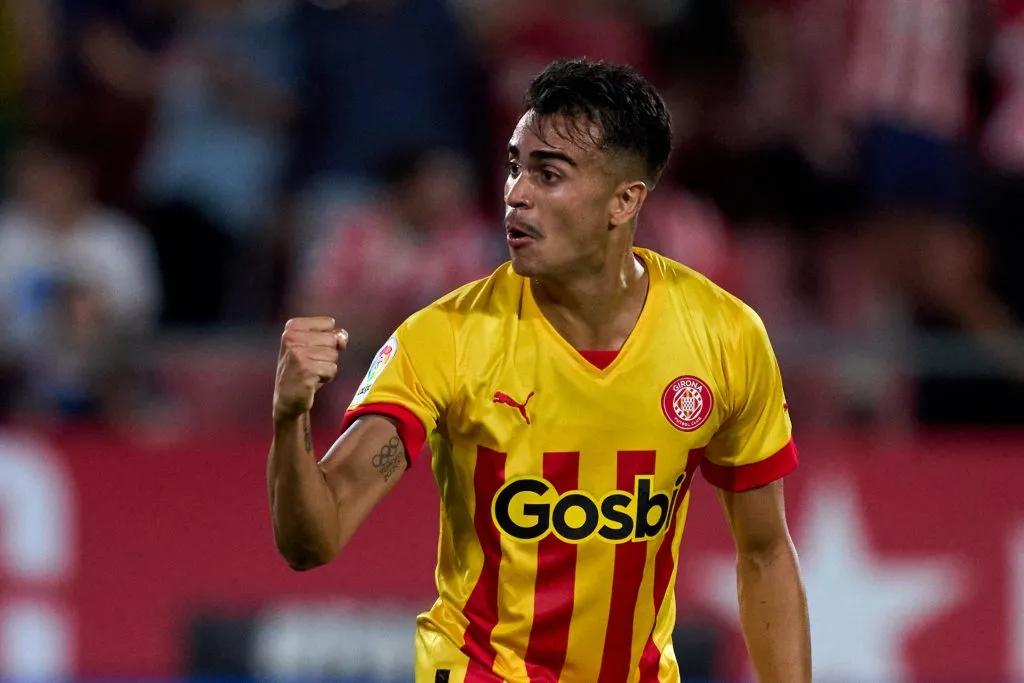 Reinier Jesus celebrando en el Girona FC (Foto: Getty).