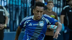 Christian Cueva, jugando para Emelec.