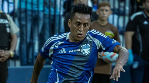 Christian Cueva, jugando para Emelec.