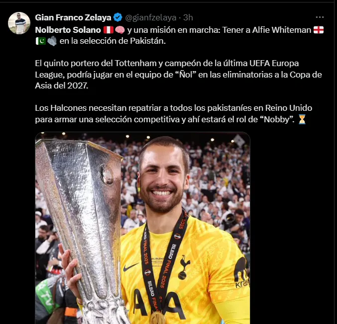 Fuente: @gianfzelaya