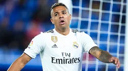 Mariano jugando con el Real Madrid.