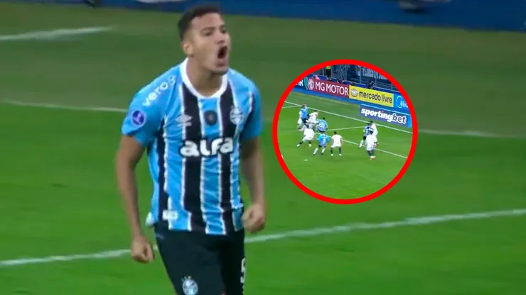 Gol de Gremio por la Sudamericana.