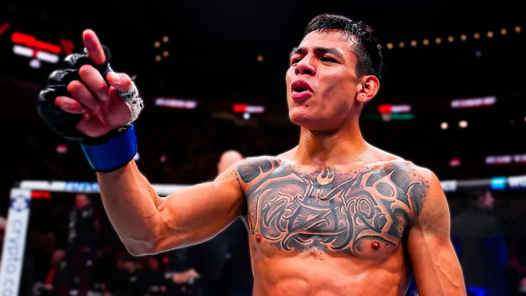 José Ochoa celebrando su triunfo ante Cody Durden. (Foto: UFC)