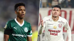 Estêvão Willian, ex figura de Palmeiras, y Jairo Concha de Universitario.