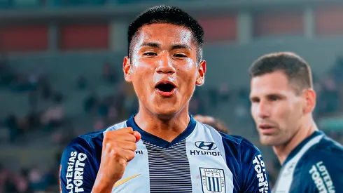 Piero Cari jugando en Alianza Lima.