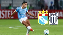 Gianfranco Chávez jugando en Sporting Cristal.