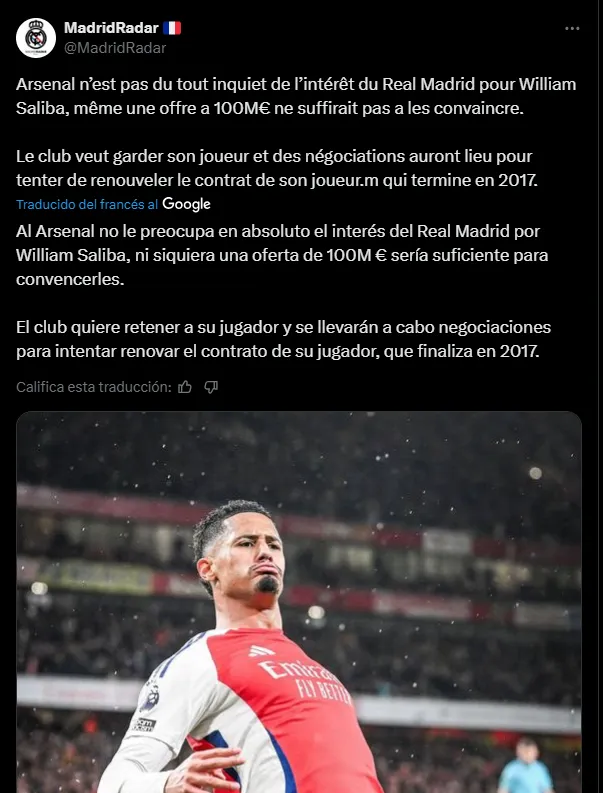 Fuente: @MadridRadar