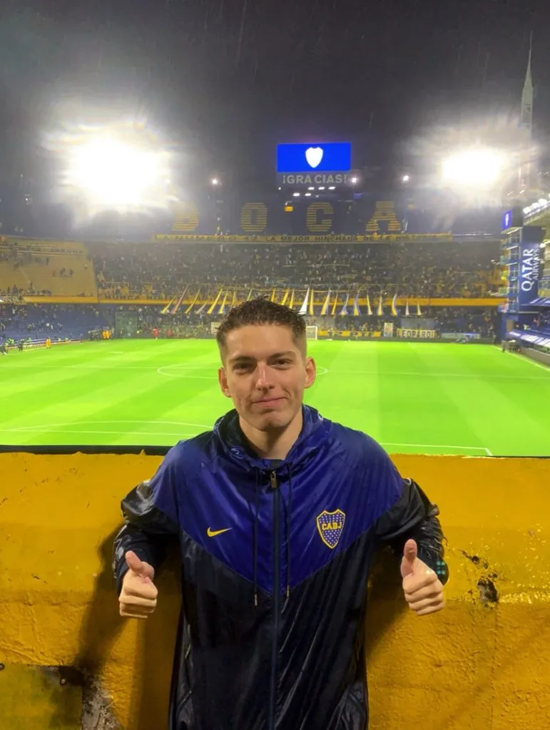 Davoo Xeneize hincha de Boca Juniors. (Foto: X).