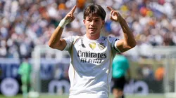 Fran García celebrando.