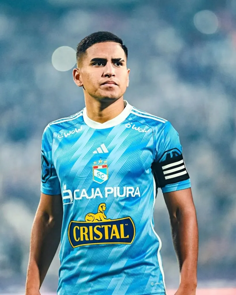 Gianfranco Chávez en Sporting Cristal. (Foto: X).