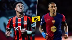 Lingard y Raphinha, figuras de FC Seoul y FC Barcelona.