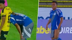 Christian Cueva siguió jugando aún con lesión.