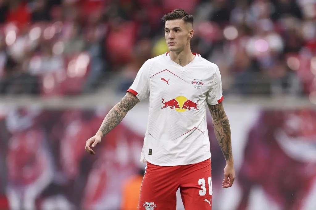 Benjamin Sesko en RB Leipzig (Foto: Getty).