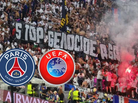 No lo salvó el título de Champions League: UEFA multa a PSG por posicionarse en la Guerra Israel-Palestina