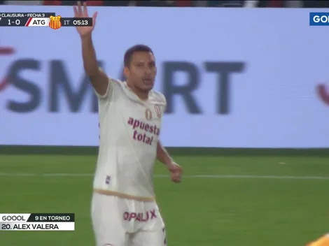 Golazo de Álex Valera ante Atlético Grau