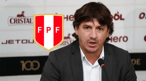 Jean Ferrari en la Federación Peruana de Fútbol.