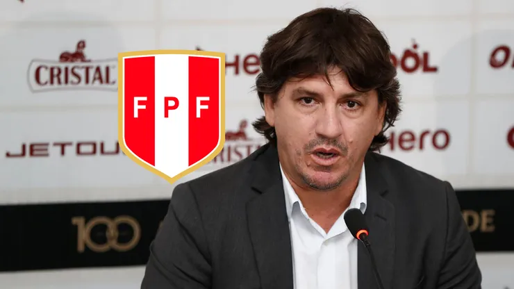 Jean Ferrari en la Federación Peruana de Fútbol.