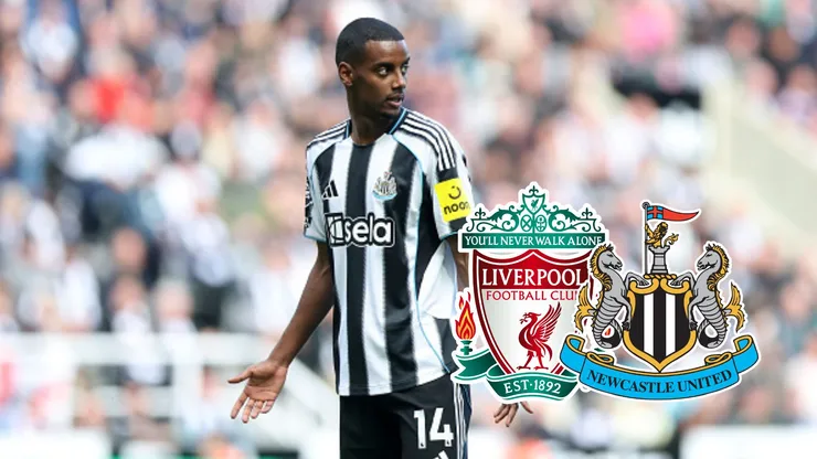 Alexander Isak con camiseta de Newcastle United.