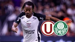 André Carrillo con camiseta de Corinthians.