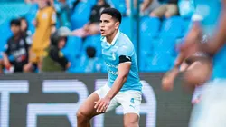 Gianfranco Chávez con camiseta de Sporting Cristal.